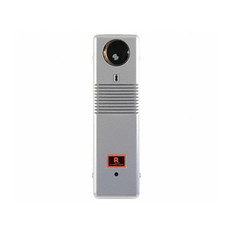Alarm Lock PG21 Series User manual Alarm Lock PG21 Series User manual