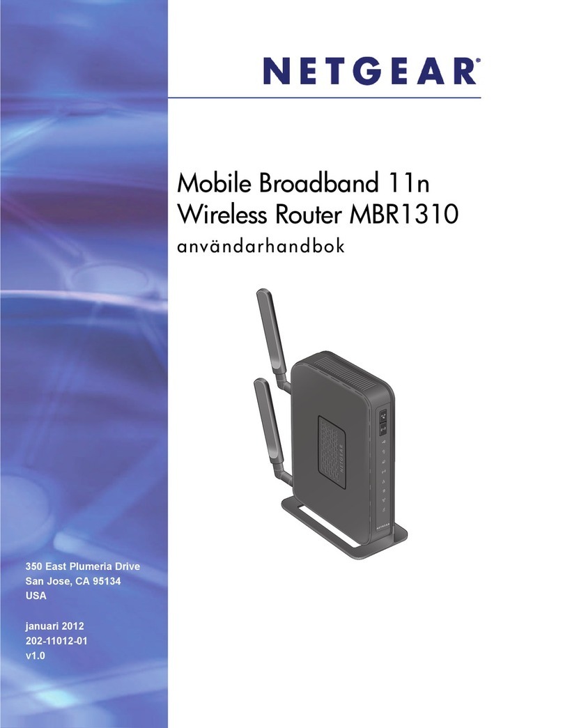 NETGEAR MBR1310 Användarhandbok