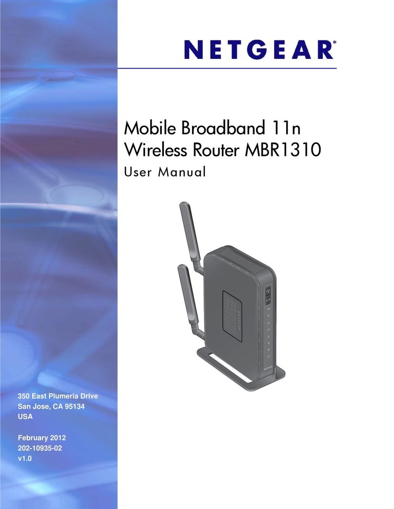 NETGEAR MBR1310 User manual NETGEAR MBR1310 User manual