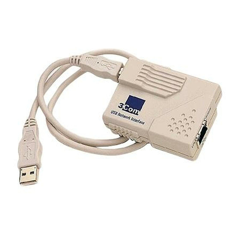 3Com 3C19250 - USB Ethernet Network Interface... User manual