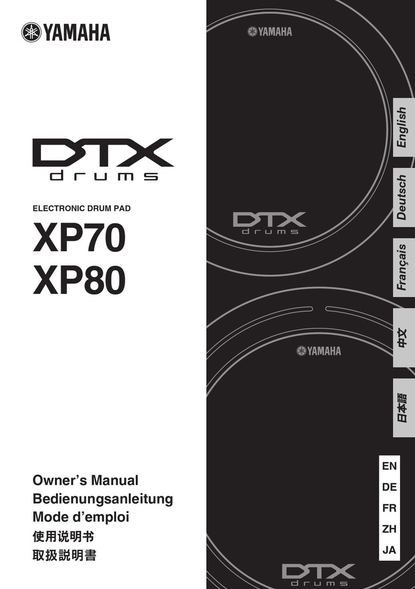 Yamaha DRTX XP70 User manual