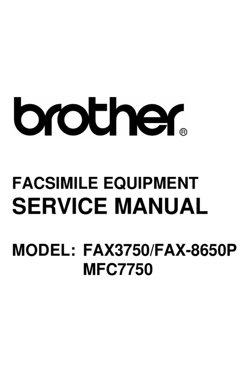 Brother FAX-8650P User manual