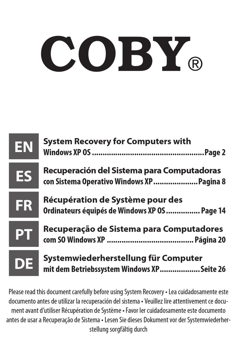 Coby NBPC1022 User manual