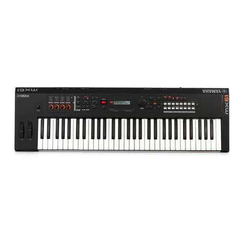 Yamaha MX61 User manual