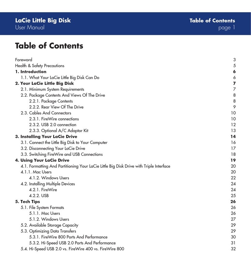LaCie 301346U - Big Disk Network NAS Server User manual LaCie 301346U - Big Disk Network NAS Server User manual