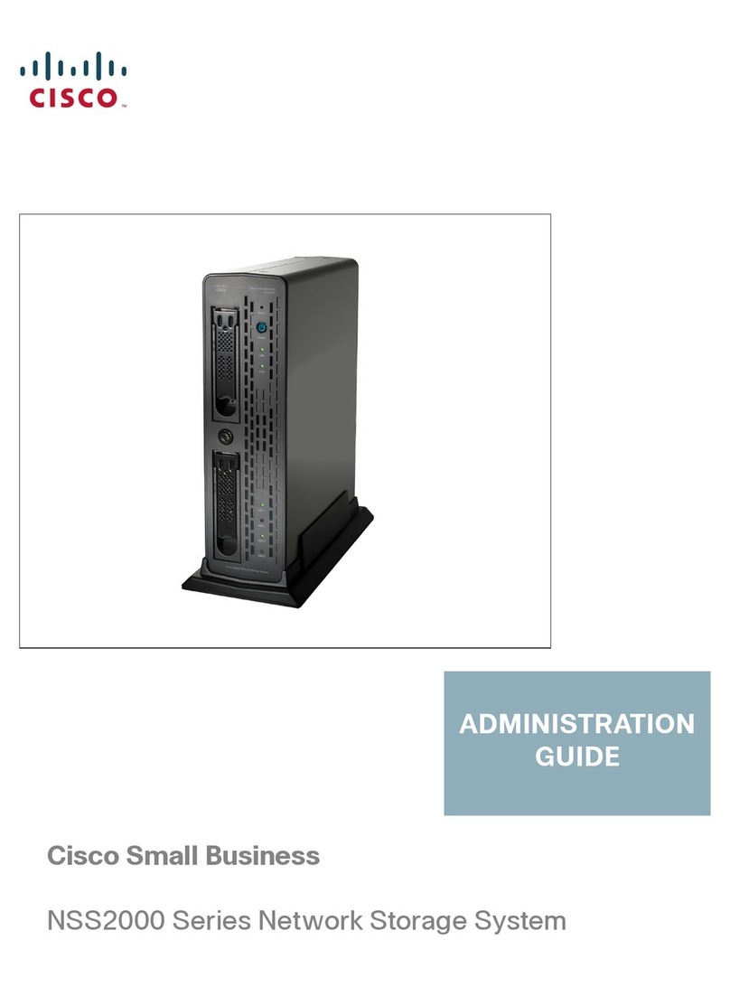 Cisco NSS2000 - Gigabit Storage System Chassis Administration guide