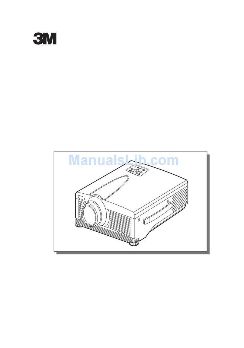 3M Multimedia Projector MP8795 Manual