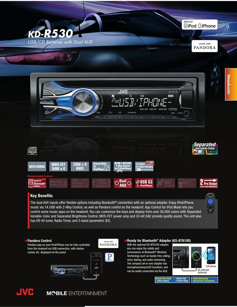 JVC KD-R530 User manual