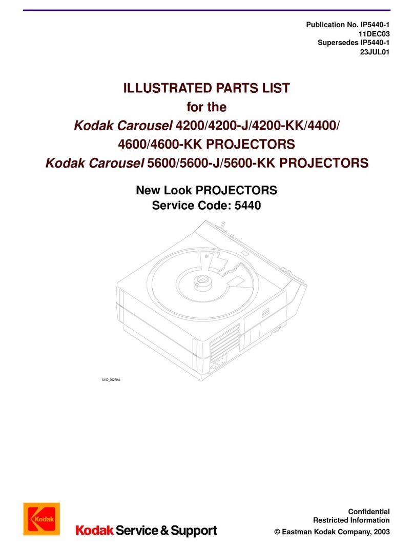 Kodak BC4401 - Carousel 4400 Projector Setup guide