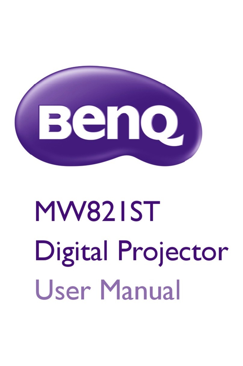BenQ MW821ST User manual