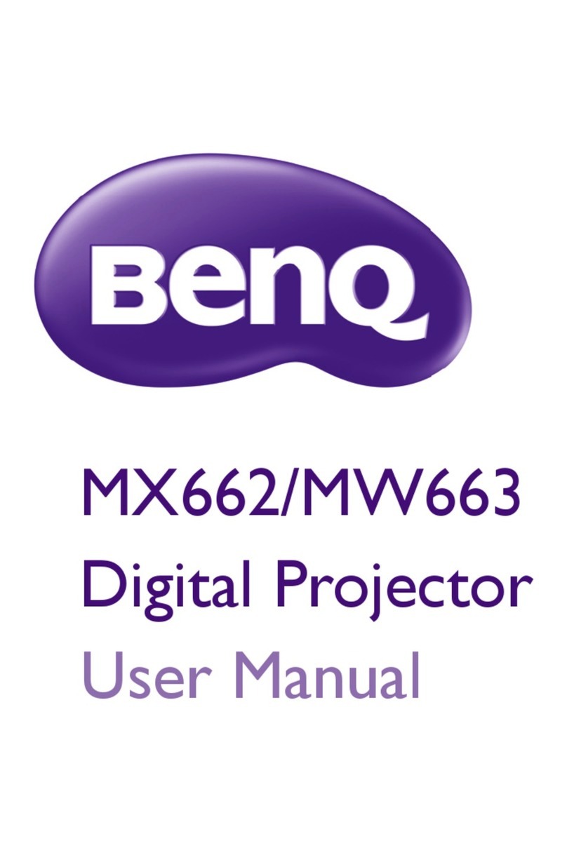 BenQ MW663 User manual