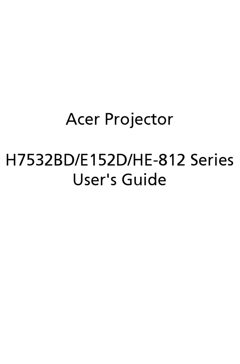 Acer H7532BD User manual Acer H7532BD User manual