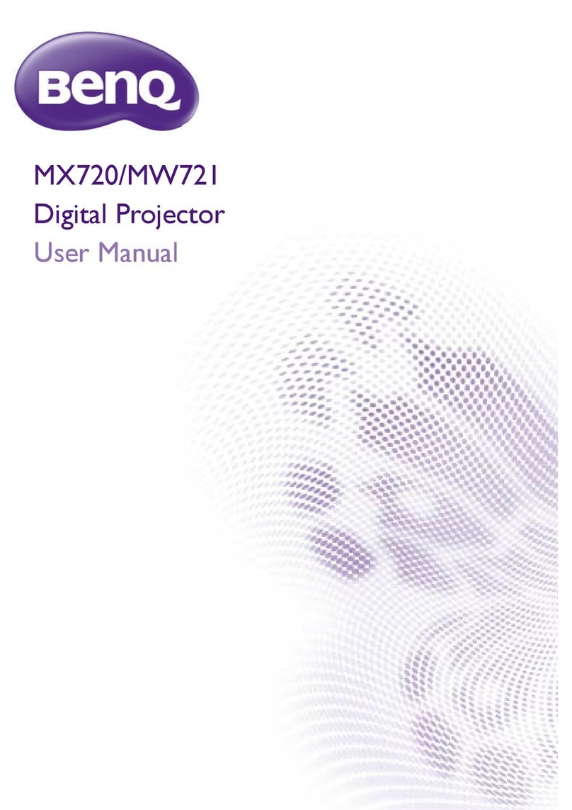 BenQ MW721 User manual