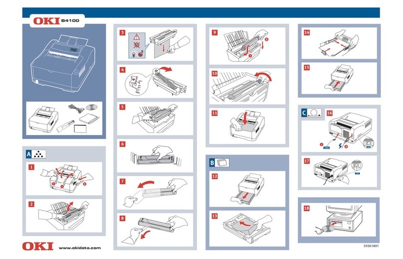 Oki B4100 User manual