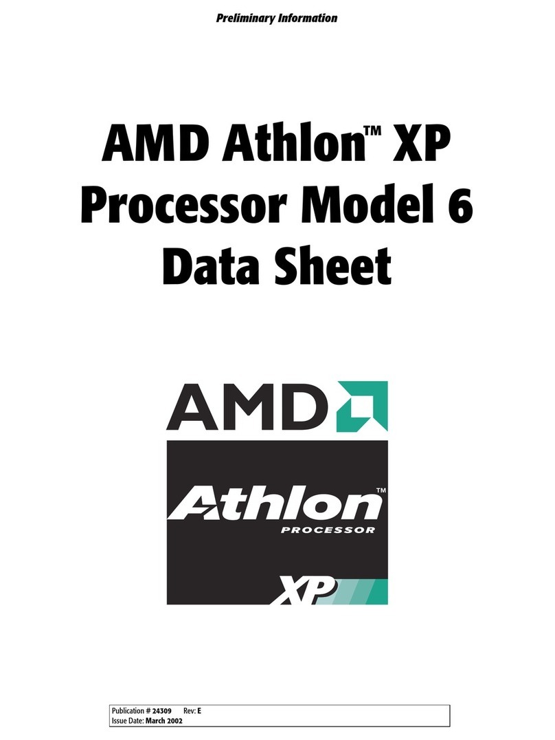 AMD AX1800DMT3C - Athlon XP 1.53 GHz Processor User manual