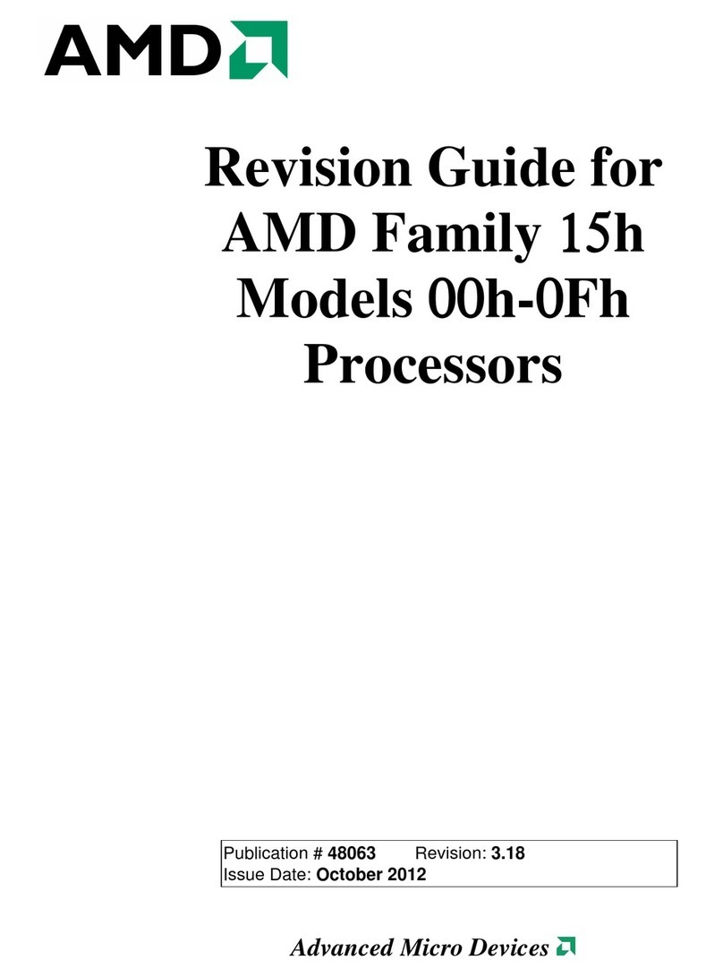 AMD 3200 - Athlon 64 2.0 GHz Processor User manual