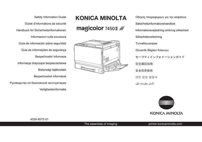 Konica Minolta magicolor 7450 II Original instructions