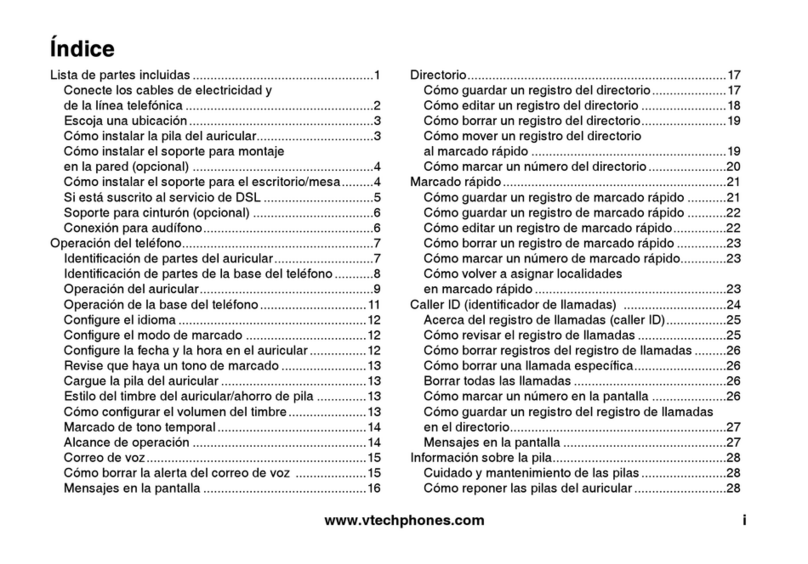 V-tech ia5824 Manual de instrucciones