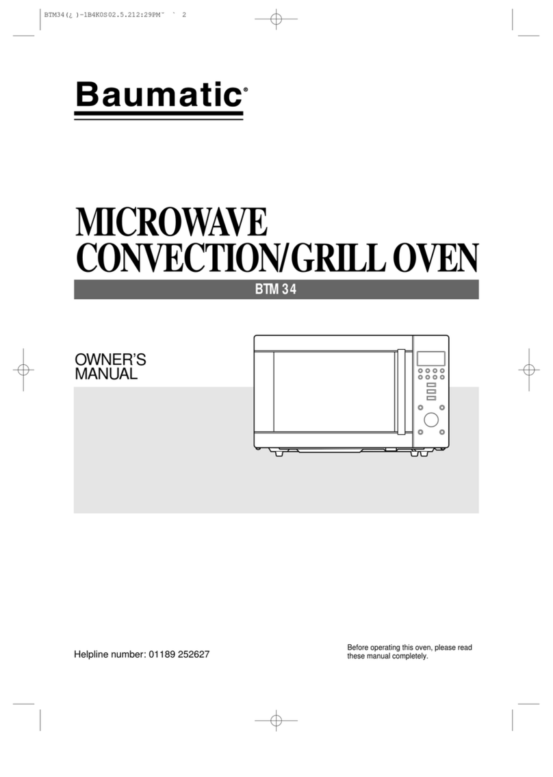Baumatic BTM34SS owner's manual Baumatic BTM34SS owner's manual