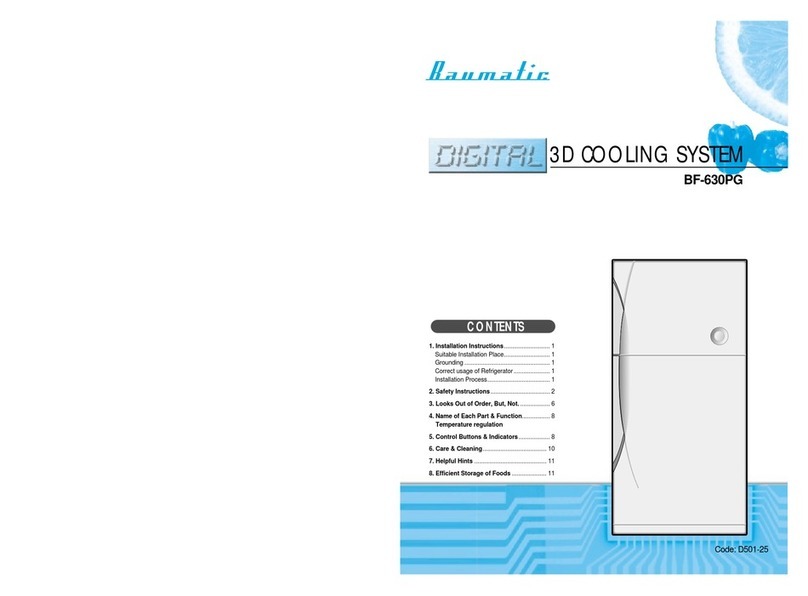 Baumatic BF-630PG User manual Baumatic BF-630PG User manual