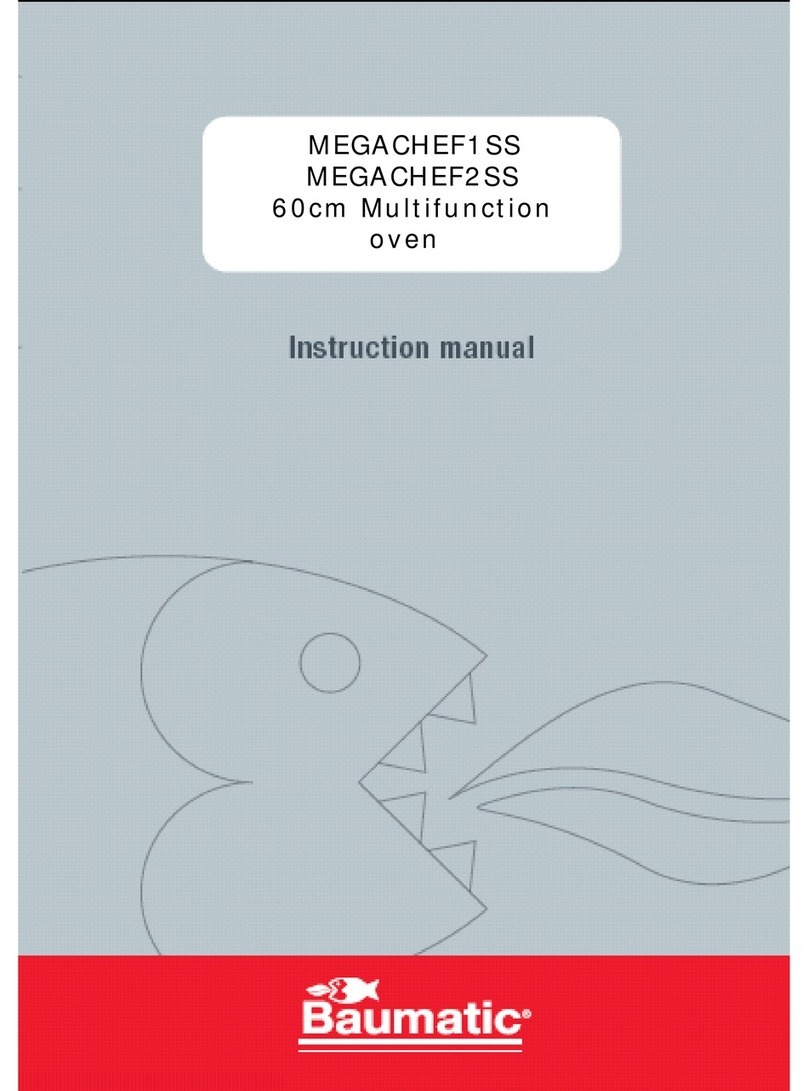Baumatic MEGACHEF1SS instruction manual