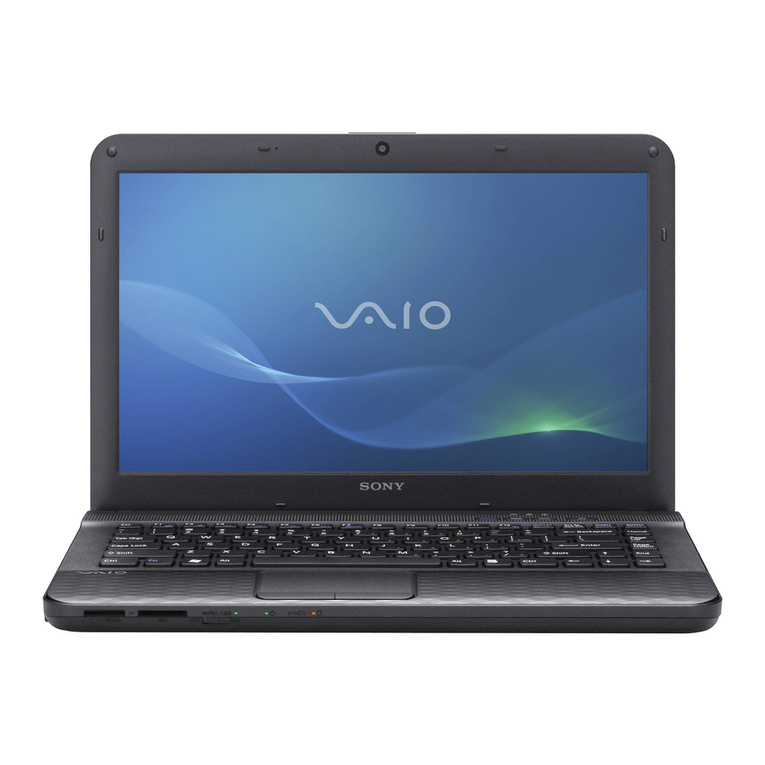 Sony VAIO VPCEG11FX User manual