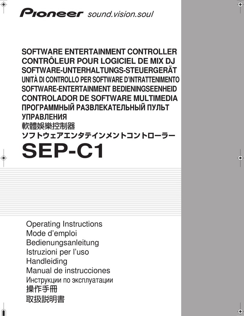 Pioneer SEP C1 - Software Entertainment Controller User manual
