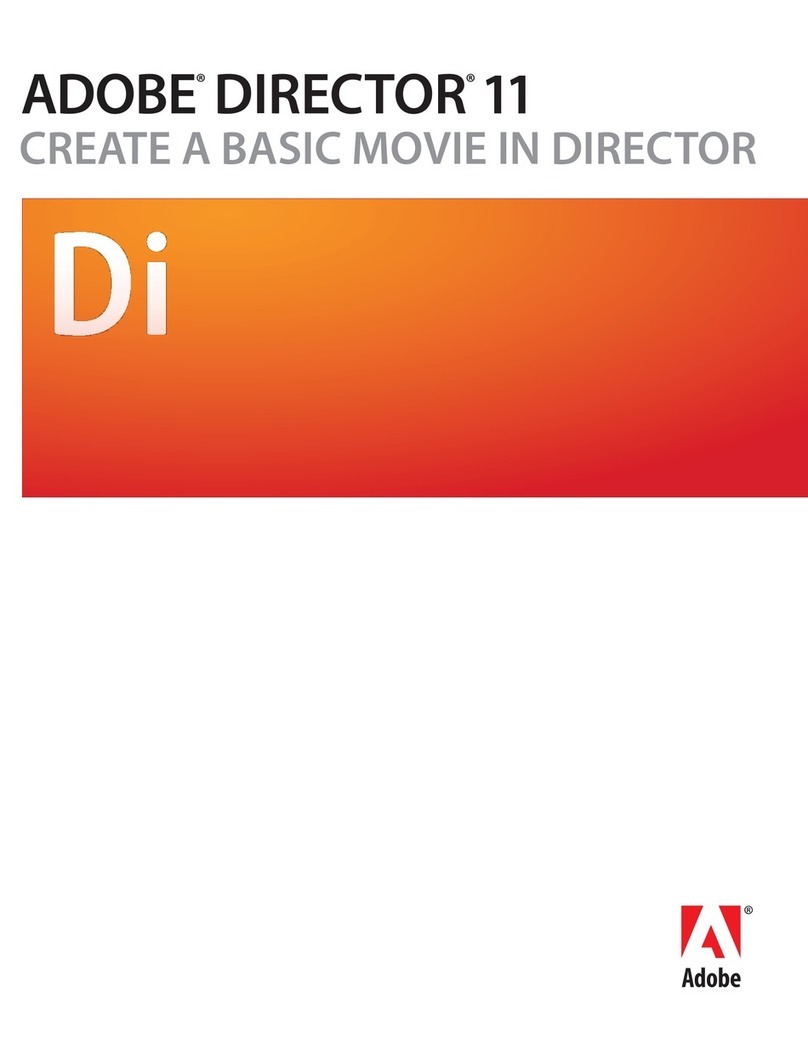 Adobe 65036570 - Director - PC Operation instructions