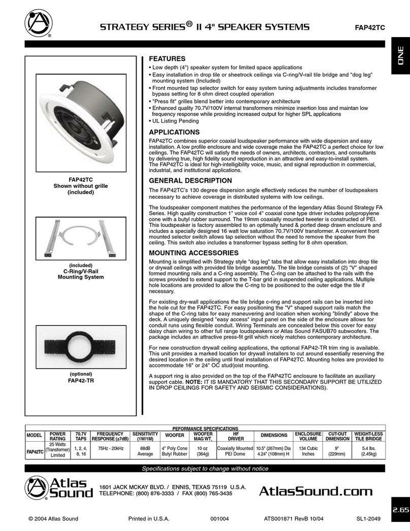 Atlas STRATEGY SERIES II FAP42TC General description