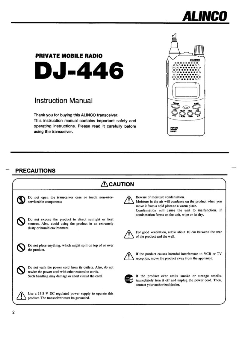 Alinco DJ-446 User manual