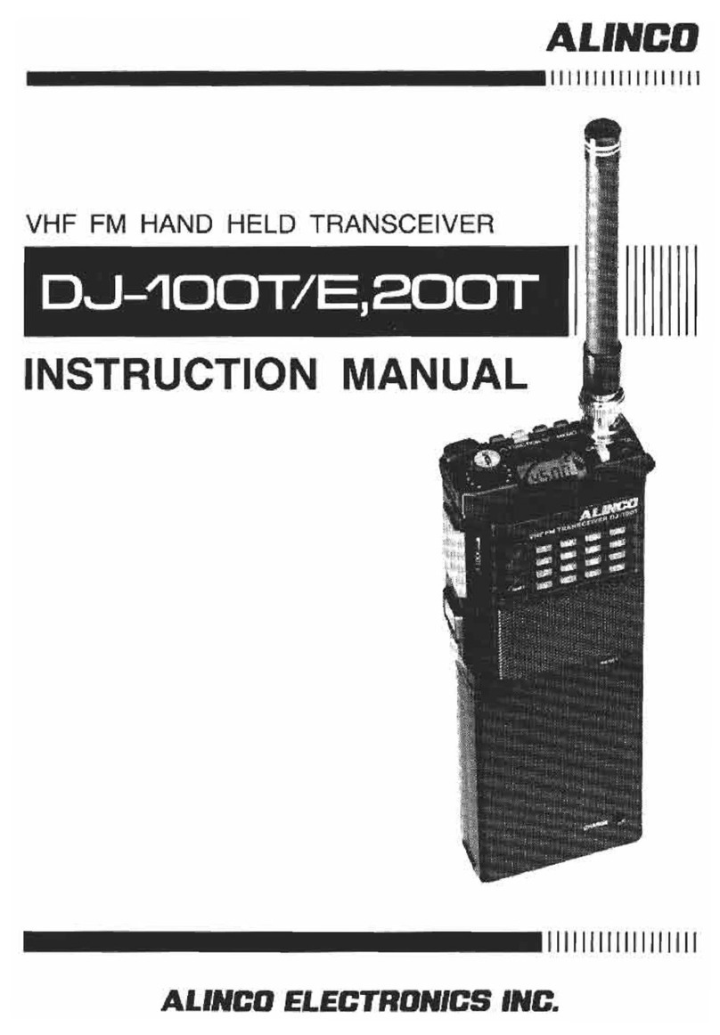 Alinco DJ-200T User manual