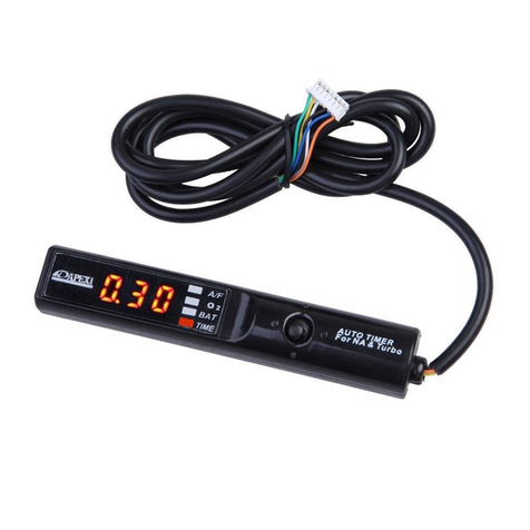 APEXi Auto Timer User manual