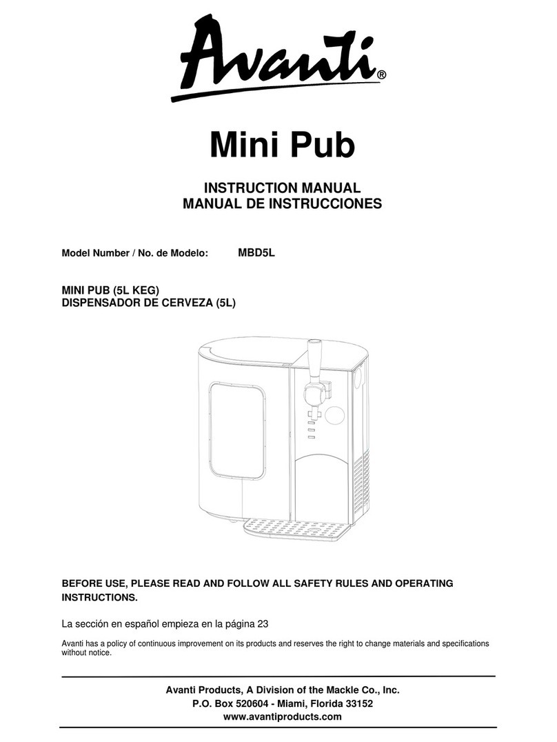 Avanti MBD5L User manual
