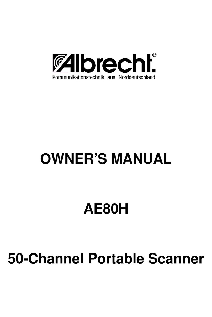 Albrecht AE80H User manual