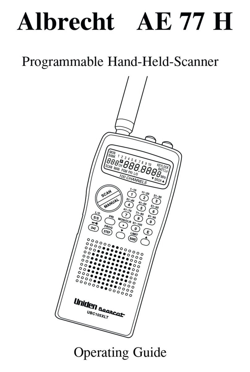 Albrecht AE 77 H operating guide