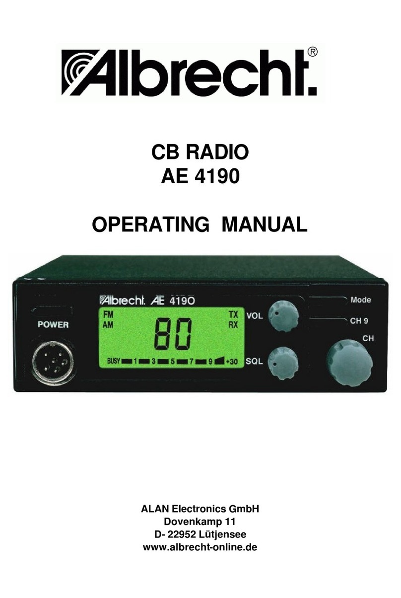 Albrecht AE 4190 operating manual