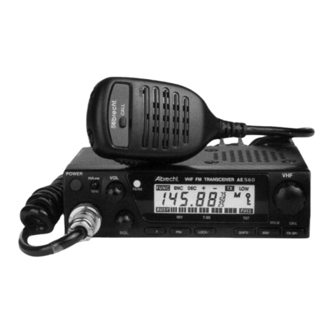 Albrecht AE 560 User manual