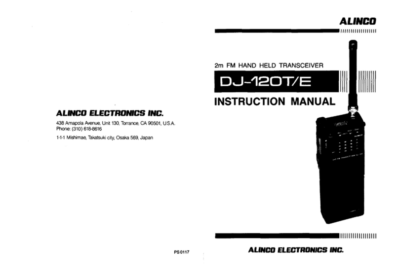Alinco DJ-120T User manual