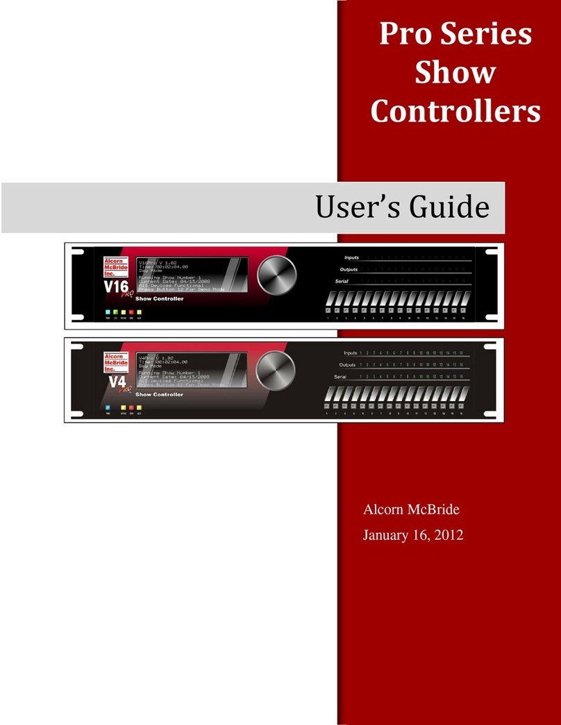 Alcorn Mcbride Pro Series user guide