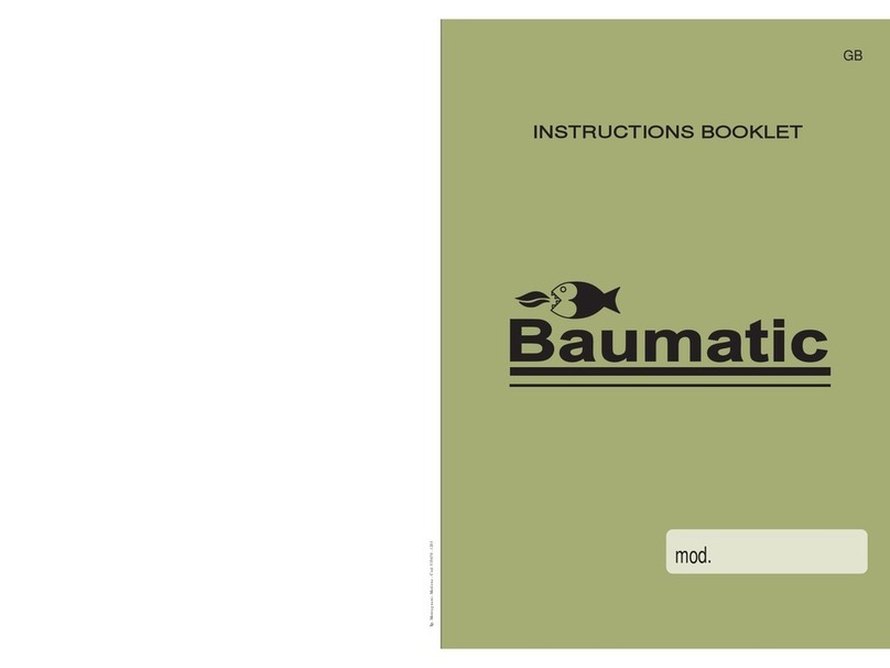 Baumatic BT2730SS Instruction booklet