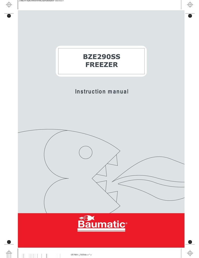 Baumatic BZE290SS instruction manual