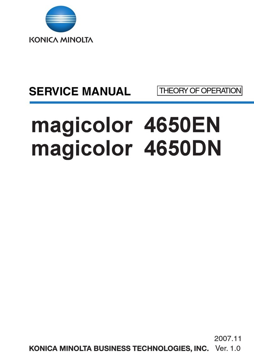 Konica Minolta A00F011 Service manual