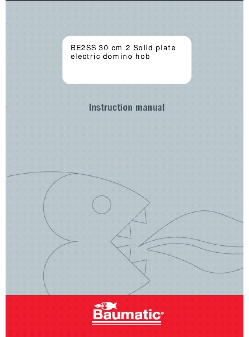 Baumatic BE2SS User manual Baumatic BE2SS User manual