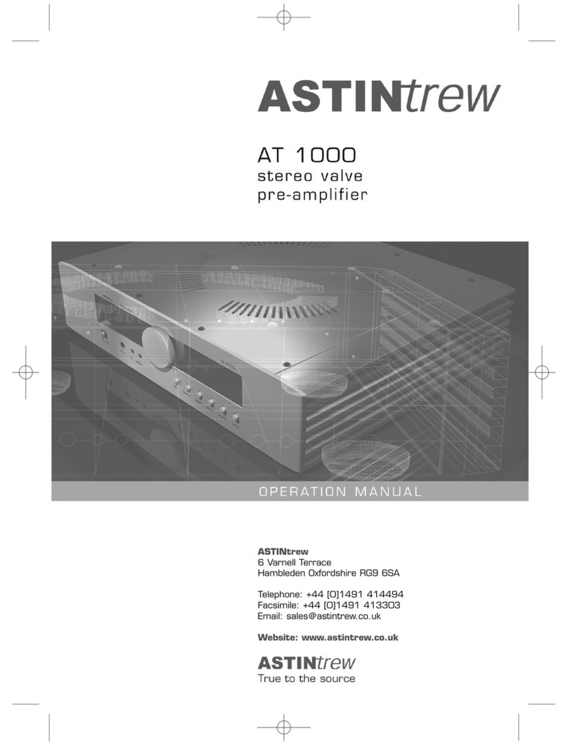 Astin Trew AT1000 Operation manual