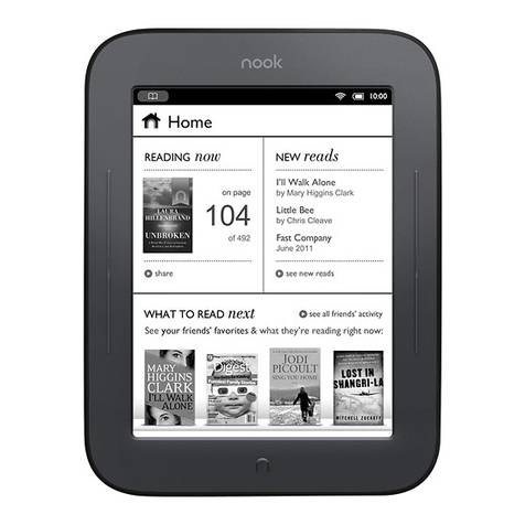 Barnes & Noble NOOK BNVR300 User manual