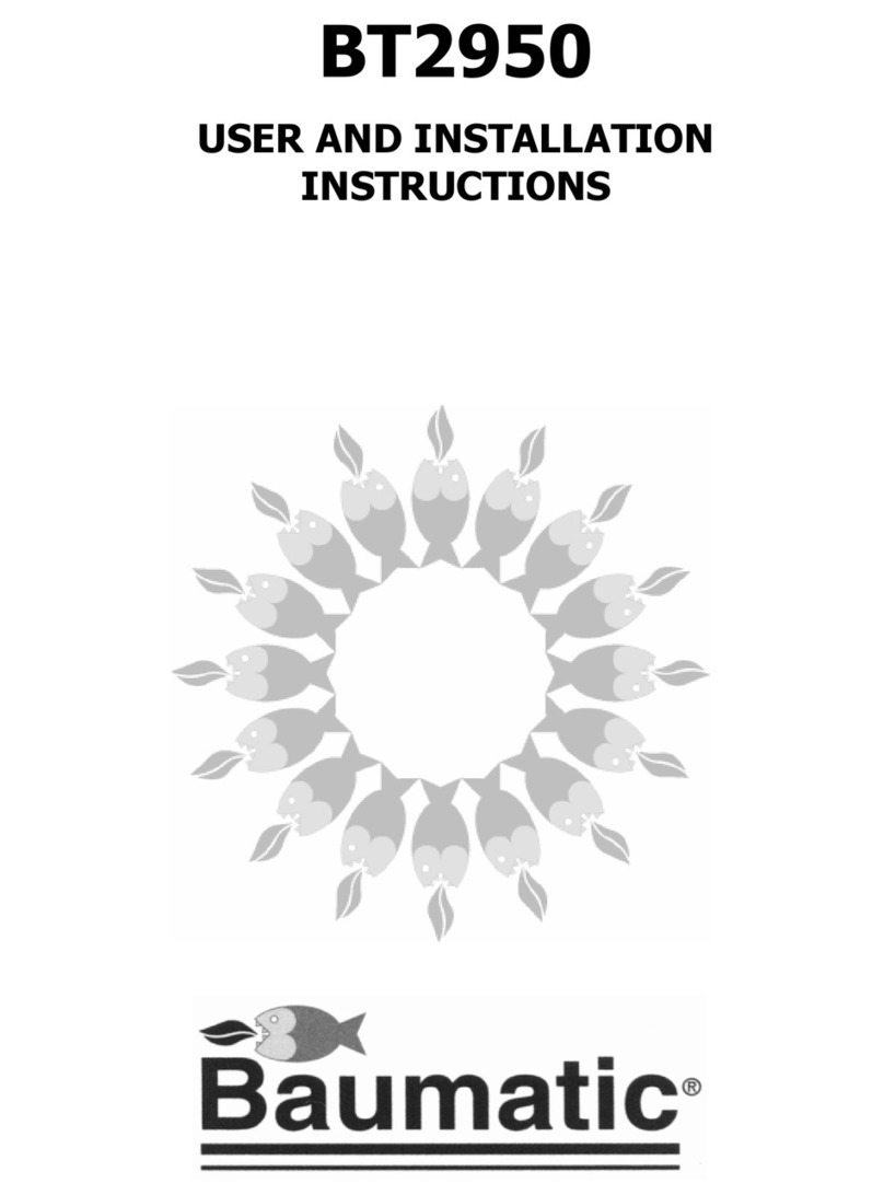 Baumatic BT2950 Operating instructions Baumatic BT2950 Operating instructions