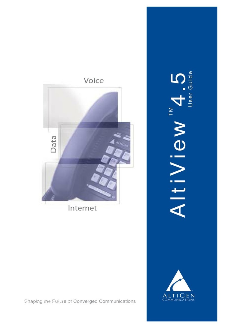 Altigen AltiView User manual