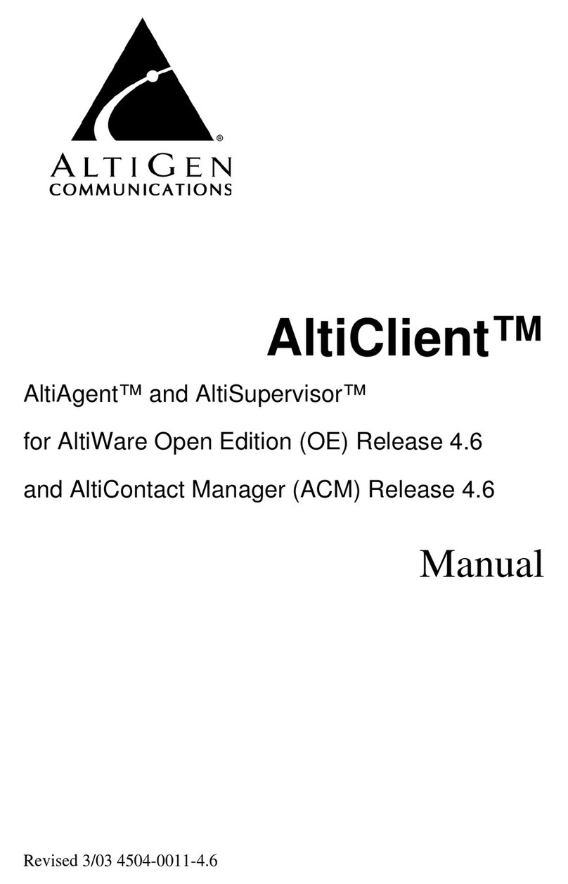 Altigen AltiContent User manual