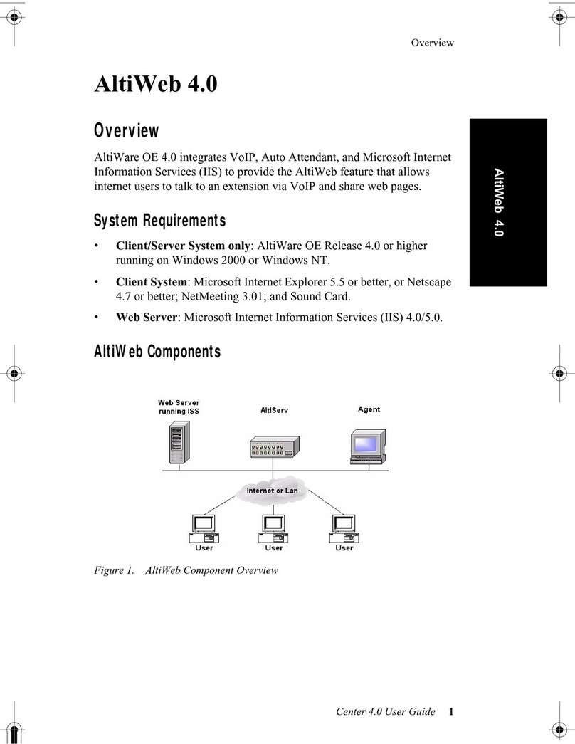 Altigen AltiWeb 4.0 user guide