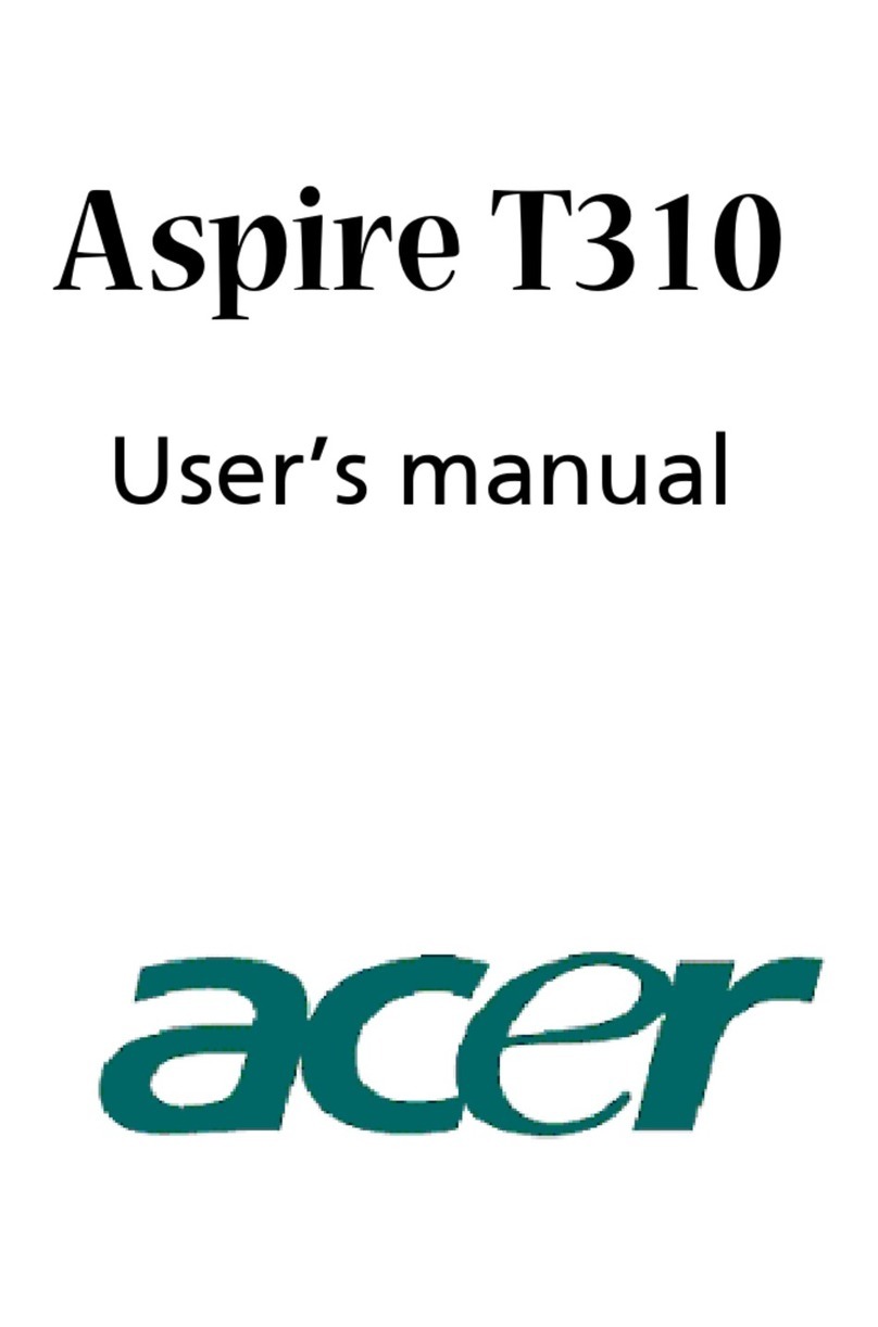 Acer Aspire T310 User manual